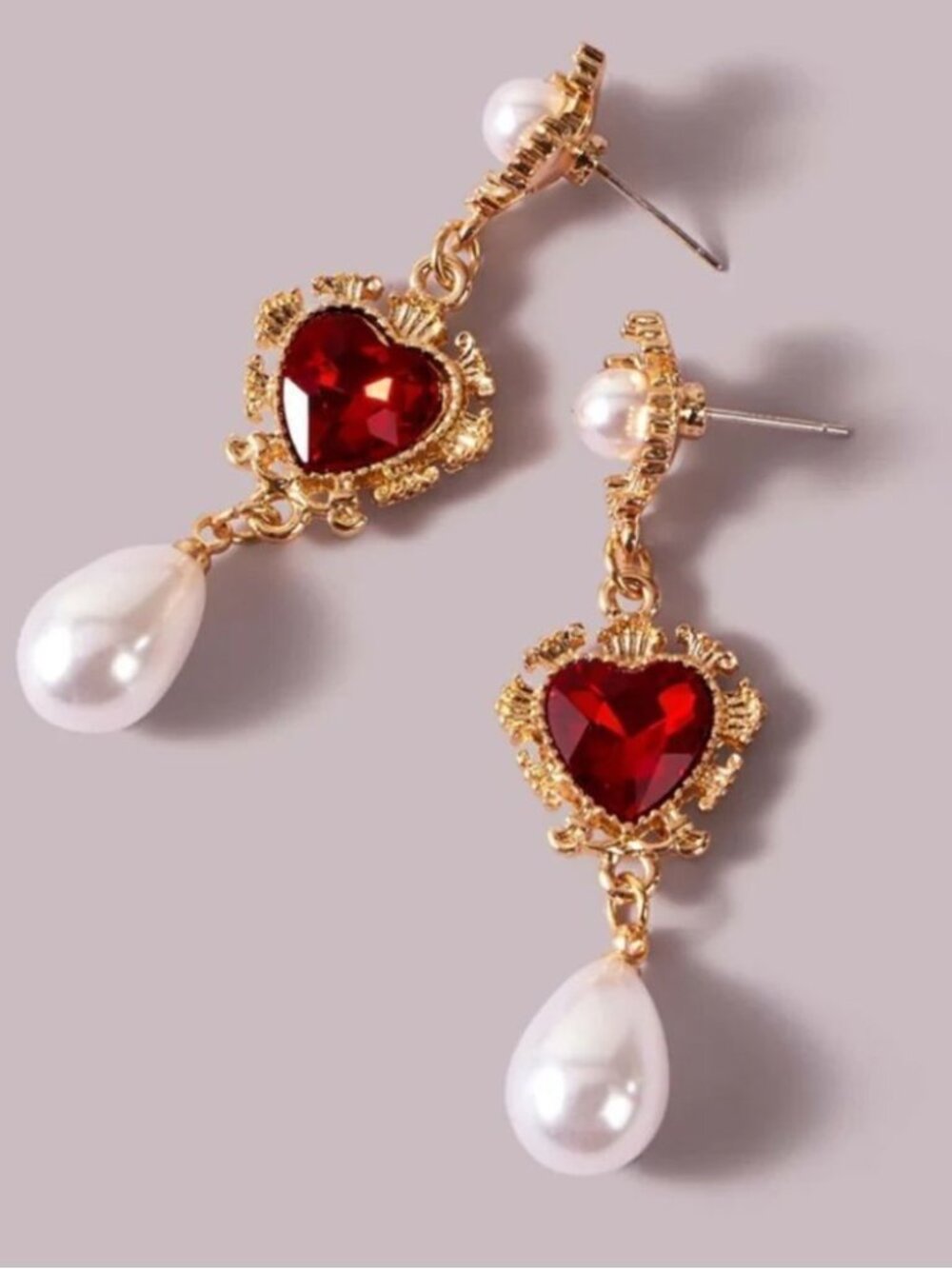 VintagestyleheartdropN408